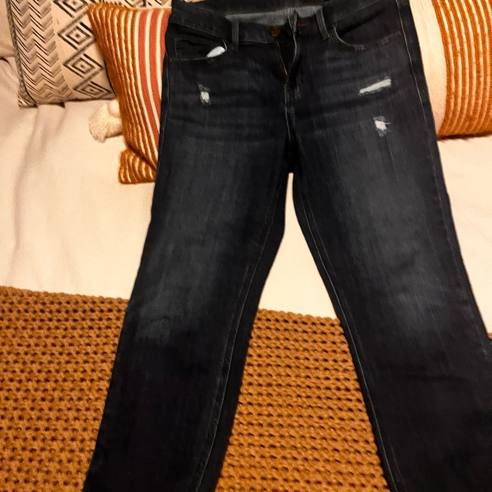 Cosmic Blue Love Women’s Dark Wash Ankle Jeans - Slim Cropped Fit